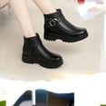 Ladies Shoes on Sale 2024 New Zipper Women's Boots Winter Plus Velvet