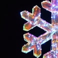 thumbnail image 4 of LuxenHome 3-Piece Snowflake Holiday Decoration Set with Battery-Operated Lights, 4 of 11