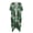 Monstera Leaf Print, variant on HELLHERO Casual Long Kimono Swimsuit Cover Up for Beach Polyester Lightweight Bathing Suit Cover Up Rasta Palm Tree