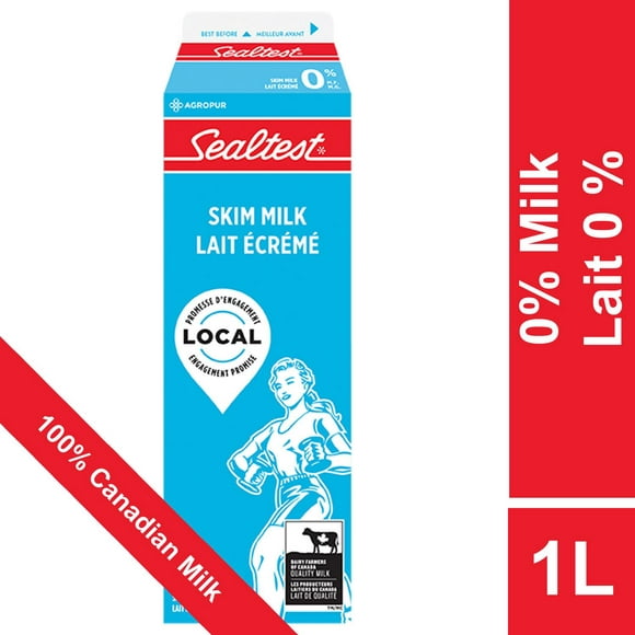 Sealtest Skim 0% Milk, 1 L