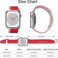 thumbnail image 3 of Bahrain Flag Watch Band For Apple Wristband Band For Iwatch Series Soft Silicone 38mm*40mm, 3 of 6