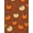 Orange, Pattern 3, variant on ODIKA 2x3 Machine Washable Non-Slip Area Rug, Enchanted Autumn Gourd Washroom Floor Decoration High Traffic Rug, Orange, 604780