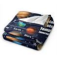 thumbnail image 2 of Kll Fleece Blanket Plush Throw Blanket Solar System Temperatures Diagram,Soft Fuzzy Cozy Flannel Blanket For Couch Sofa Bed.(60"X50"), 2 of 9
