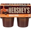 Hershey's Chocolate Caramel Pudding Snacks 15.5 oz Pack (4 ct Cups)