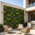 thumbnail image 6 of AUNVITO Artificial Green Plant Fence 3 x 3 ft, Simulation Hedge Privacy Screen, UV Protected Faux Foliage Panel, Easy Install Outdoor Barrier for Garden, Balcony and Yard, 6 of 6