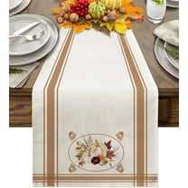 Fall Table Runners 90 Inches Long Pumpkin Leaf Table Runner Fall Gifts for Women Female Wife Orange Farmhouse Autumn Harvest Table Runner Thanksgiving Pumpkin for Indoor Home Party Decor 13x90 Inch