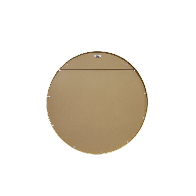 Better Homes & Gardens 28 Inch Gold Aluminum Round Wall Mirror photo 4