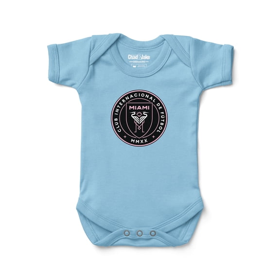 Infant Chad & Jake Light Blue Inter Miami CF Bodysuit