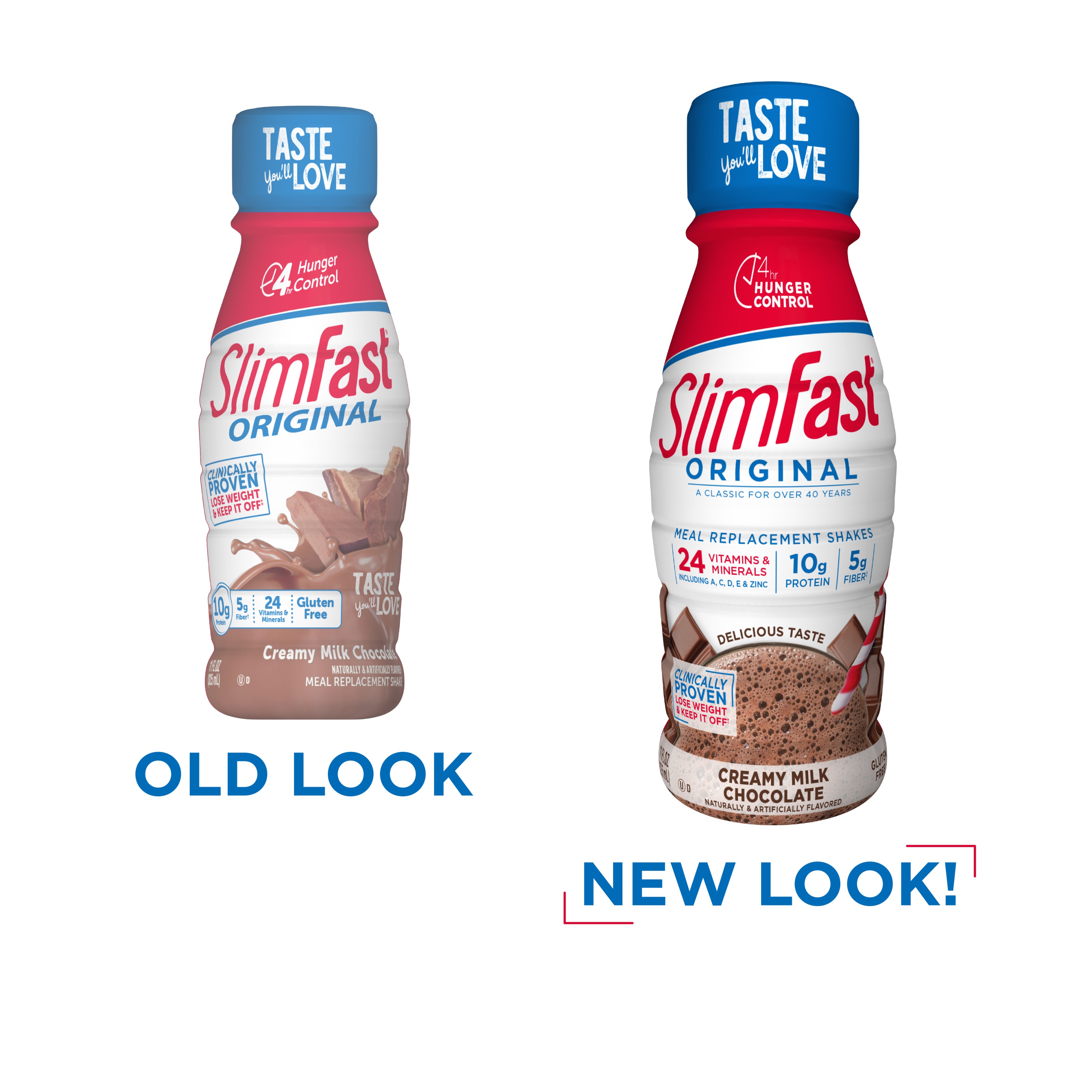 SlimFast Original Meal Replacement Shakes, Creamy Milk Chocolate, 11 fl oz, 15 Ct - image 3 of 7