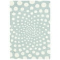thumbnail image 5 of SAFAVIEH Soho Chloe Polka Dots Wool Area Rug, Blue/Ivory, 5' x 8', 5 of 5
