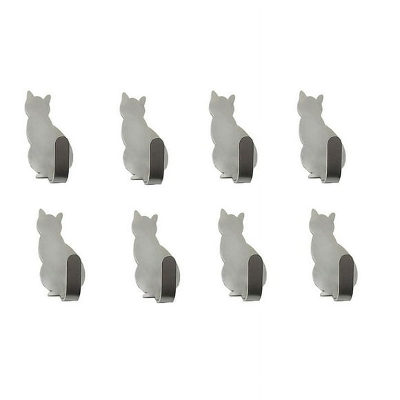 Cute Pet Shaped Hooks, No Perforated Hooks With Adhesive Hooks For Home Decoration