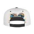 thumbnail image 5 of Adjustable Baseball Cap, Cute Sunflower Blue Duck Flat Bill Trucker Flat Brim Hats Dad Hat for Men Women - Snapback Hat Adjustable Size, 5 of 7