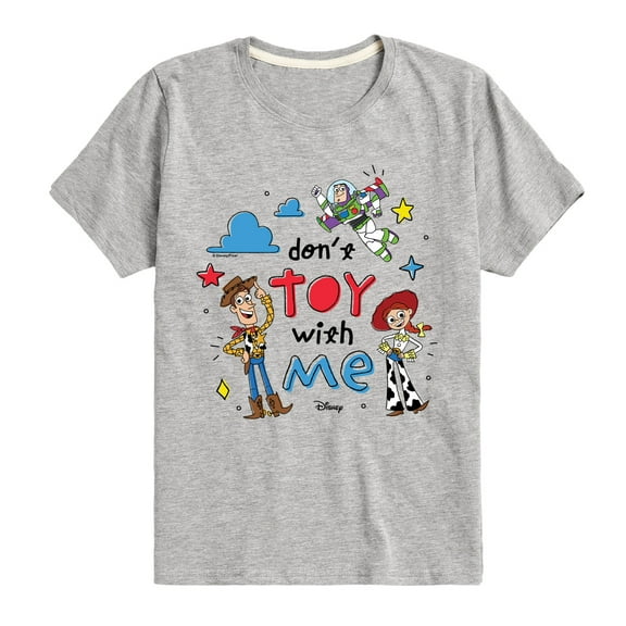 Toy Story - Dont Toy With Me - Toddler & Youth Short Sleeve Graphic T-Shirt