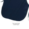 thumbnail image 4 of Navy Medium-Length Apron with Pockets and adjustable strap Grill Master Dad Apron, 4 of 4