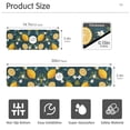thumbnail image 3 of Yayeee Faucet Mat for Kitchen Sink 14.7" Diatomite Long Splash Guard Pad, Green Lemons, 2 Pack, 3 of 7