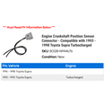thumbnail image 2 of Engine Crankshaft Position Sensor Connector - Compatible with 1993 - 1998 Toyota Supra Turbocharged 1994 1995 1996 1997, 2 of 2