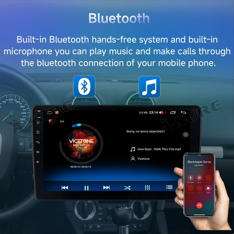 OiLiehu Autoradio Android 13 Per Ford Ecosport 2013-17 – 12,3 Pollici Con CarPlay Wireless E GPS