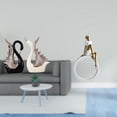 thumbnail image 2 of Figuras de cisne, escultura de cerámica y estatua de niña, centros de mesa para estanterías, aniversarios, chimeneas, dormitorios, regalos para lector, 2 of 8