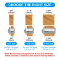 thumbnail image 4 of Uxcell 1" Zinc Alloy Cabinet Cam Locks Keyed Different for File Drawer Mailbox, Silver Tone 4 Pack, 4 of 7