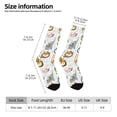 thumbnail image 2 of Cauagu Cute Colorful Animal Print Crew Socks for Women and Men,Adult Athletic Running Socks 1-Pair Sports Socks Work Gear Socks with Moisture Wicking, 2 of 6
