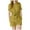 Yellow, variant on Kureaily Women Short Sleeve Suit Solid Pocket Casual Jumpsuit With Belt Work Casual Jumpsuit