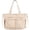 Checked Brown White, variant on Corduroy Tote Bag for Women, Lightweight Work Laptop Tote Purse With 17 Pockets, Crossbody Shoulder Handbag for School Work Travel Gym, Beige
