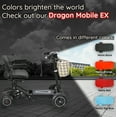 thumbnail image 6 of Dragon Mobile EX Compact Mobility Scooter for Adults & Seniors - Airline Cruise Suitable 4 Wheel Power Scooter w/ Foldable Wide Seat - Matte Black, 6 of 12