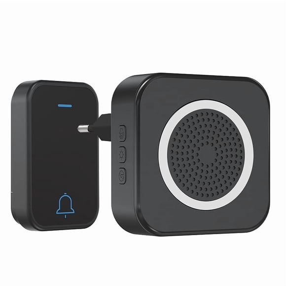 Long Range Wireless Doorbell 1000Ft LED Flash Visual Alert Customizable Chime Tones Waterproof Push Button for Home Apartment Office Front Door Elderly Hearing Impaired Security System Decor