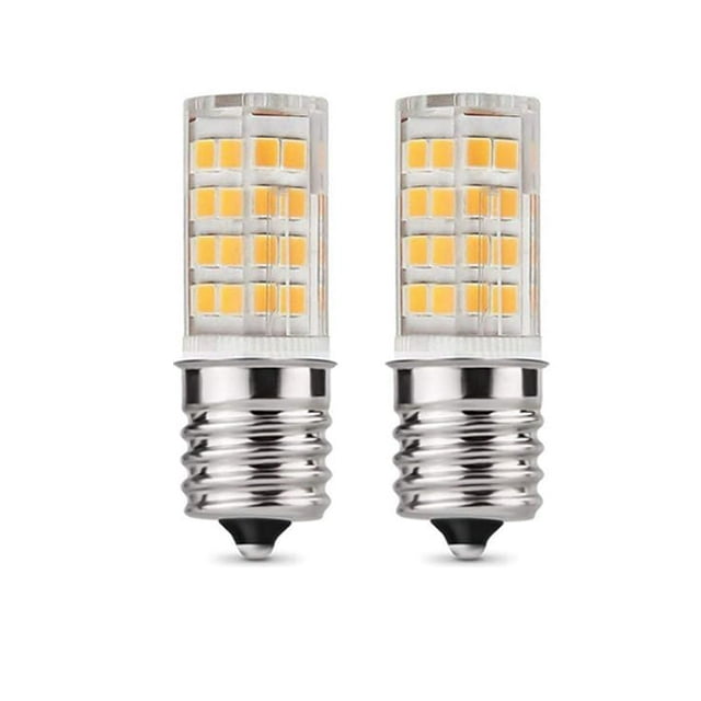 Bombilla Led E17 Para Horno Microondas, Aparato De Cocina, Bombilla Para Estufa, 4 Vatios (Equivalente A Bombilla Halógena De 40 W), Luz Blanca Cálida, Indicador E17 De 3000 K, Base Intermedia Regulab