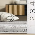 thumbnail image 3 of SAFAVIEH Whisper Theobald Abstract Runner Rug, Grey/Dark Grey, 2'6" x 8', 3 of 9