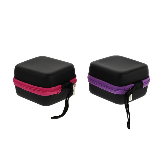 KAKOWELY Essential Oil Bottle Bag 1 Pc Convenient Travel Storage Box for Essential Oil Bottles (Assorted Color)3.74"X3.15"X2.17"
