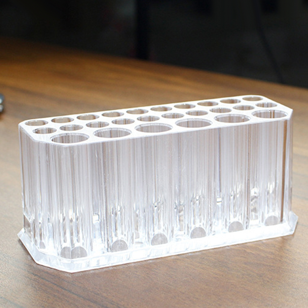 Windfall Acrylic Eyeliner Lip Liner Holder Organizer, Makeup Brush