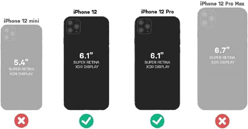 OtterBox iPhone 12 and iPhone 12 Pro Polycarbonate Cell Phone Case, Bespoke Way Blue