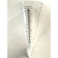 ZSIFEN Cone Rain Gauge Measurement Ground Precipitation Garden Rainfall