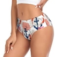 thumbnail image 2 of Fotbe Koi Fish And Corals Calzones Estampados para Mujer – Ropa Interior de Algodón, Cómoda, Suave y Elástica-Medium, 2 of 6