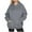 Dark Gray, variant on Women's Oversized Hoodies,Womens Solid Color Long Sleeve Fleece Pullover Hoody with Large Kangaroo Pocket,Fall Winter Warm Hooded Sweatshirt Tops Outdoor Sweaters Comfort Sweatshirtss Size S-XXL