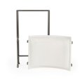 thumbnail image 4 of Butler Tabouret en Cuir Blanc Melton, 4 of 6