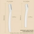thumbnail image 5 of EXLEAF 2026 New Razor for Women Face,12 Pcs Microblade Eyebrow Razors,Multipurpose Dermaplaning Tool for Face,Peach Fuzz Removal,Face Shavers for Women and Men, 5 of 7