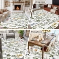 thumbnail image 5 of 5x8 Area Rugs for Living Room, Spring Summer Floral Non Slip Area Rugs for Kitchen Bedroom Entryway, Farmhouse Botanical Butterflies Washable Carpet Runner Rug Floor Mats for Bedroom Home Decor, 5 of 9