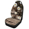 thumbnail image 5 of Jeiento Daisy Car Seat Cover for Front Seats Car Seat Protector Board Print Front Bucket Seat Covers Sotf High Back Driver Seat Cover Car Accessories Fit Most Cars Sedan SUVs Van Truck, 5 of 6