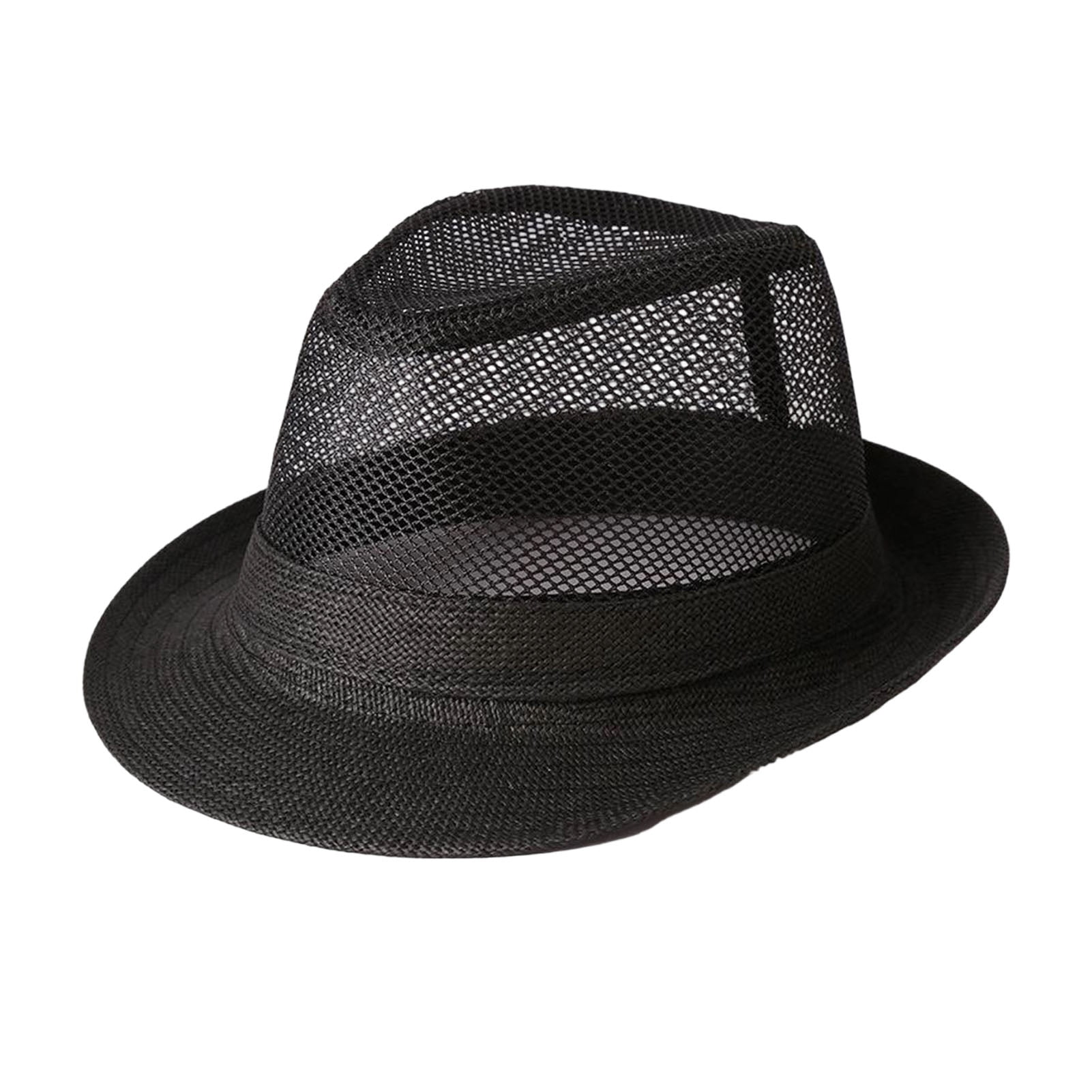 Jkung Men s Breathable Sun Hat Mesh Wide Brim Fishing Cap for Middle Aged Lightweight Foldable Outdoor Hat UV Protection Summer Beach Cap