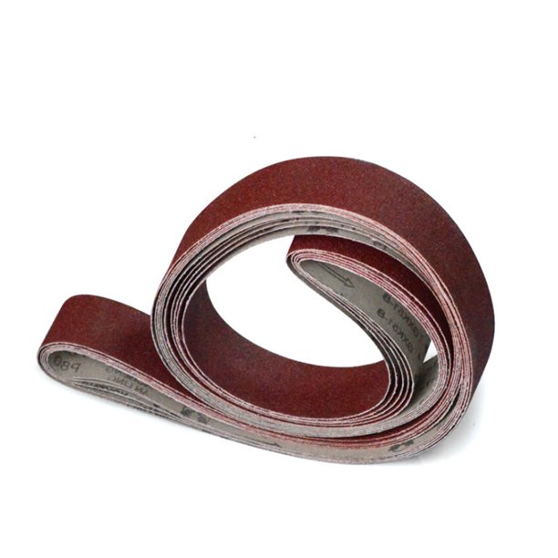 5pcs 50 * 2100mm 50 * 1800mm A / O Cinturones de lijado abrasivo P60-600 Accesorios for molinillo de pulido fino