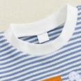 thumbnail image 5 of Ugoldhm Baby Cotton 2-Piece Set, Striped T-Shirt and Shorts, Summer Comfy Sizes 0-3 Years, 5 of 7