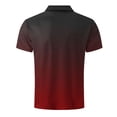 thumbnail image 5 of VgaVtl Summer Mens Polo Shirts Short Sleeve Golf Leisure Workout Collared Gradient Color Button Mens Tops, 5 of 5