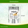 thumbnail image 6 of Bulk Demerara Sugar 4 lbs. Pure Unrefined Brown Crystals for Baking and Cooking. Value Size Bag., 6 of 7