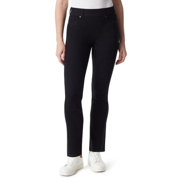 Jean Gloria Vanderbilt Shape Effect tiro alto pierna recta