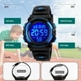 thumbnail image 6 of SKMEI Watch, Digital Sport Waterproof LED Watch with Alarm Stopwatch for Ages 5-7-10-12, PU Strap, 6 of 8