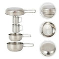 thumbnail image 2 of OULII 5Pcs/Set Travel Cookware Featuring Round Design for Camping Outdoor Use, 2 of 8