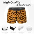 thumbnail image 2 of SEVEBJ Tiger Skin Pattern Mans Boxer Briefs Knickers Elastic Underpants Breathable Panties, 2 of 6