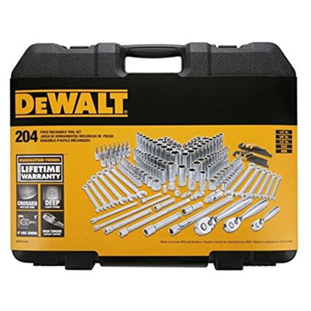 204-Piece DEWALT Mechanics Tools Kit and Socket Set DWMT72165